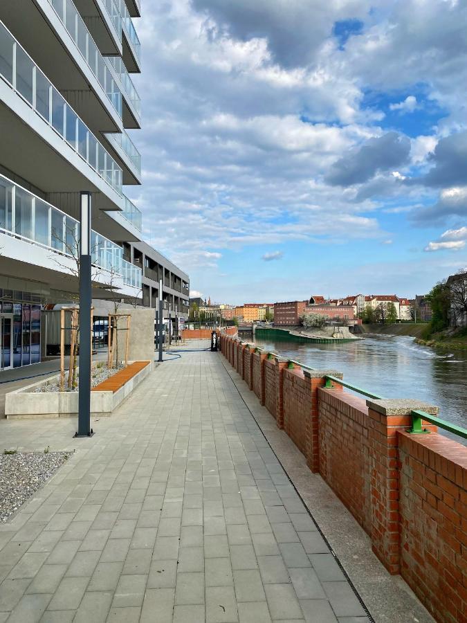 Piekny Apartament Nad Odra W Centrum Wroclawia Esterno foto